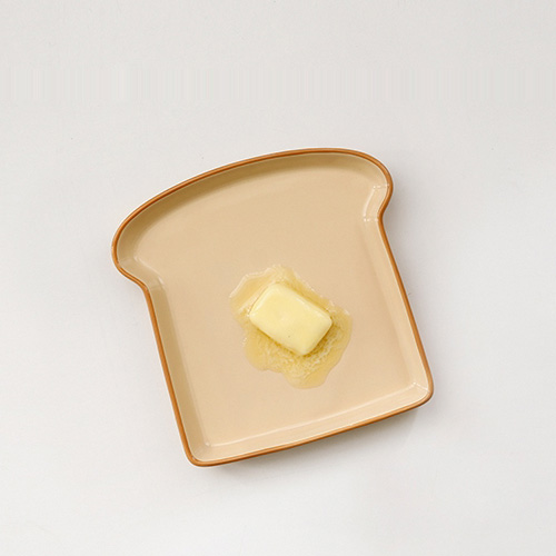플랫 식빵 특이한 개인 접시 디저트 그릇