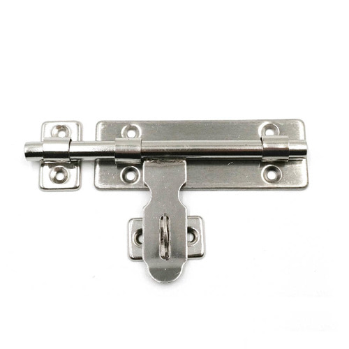 사각형 스테인레스 빗장 문고리 장금 장치 문걸쇠 (125mm)