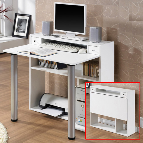 접이식 1인용 컴퓨터 거실 일자형 미니 소형 이동식 책상