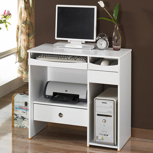 미니 1인용 컴퓨터 거실 일자형 소형 이동식 책상
