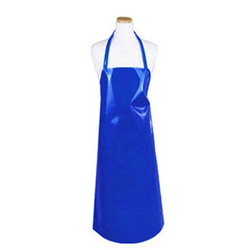 업소용 급식실 조리실 목걸이형 양면 방수 단체 앞치마 (중형) 블루